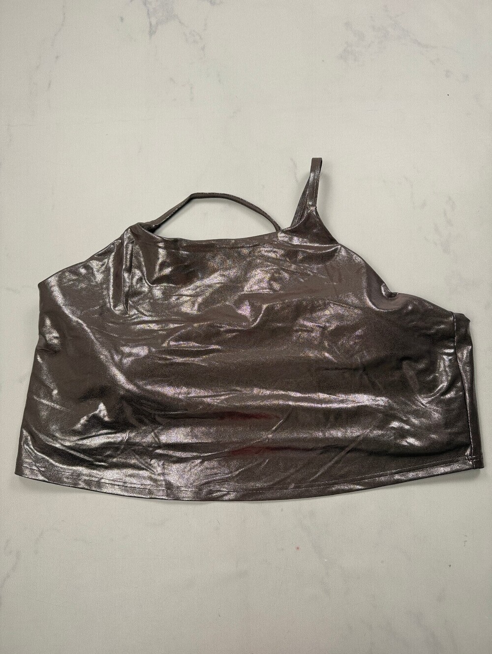Old Navy Active Powersoft Sports Bra Metallic Silver Contemporary - Womens 4X